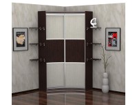 Радиус радиусный шкаф купе (венге)