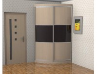 Радион 2 шкаф купе (дуб молочный)