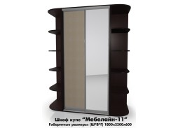 "Мебелайн 11" шкаф купе 36 000 Р. в Вира Мебель "Мебелайн 11" шкаф купе