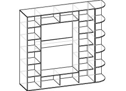 "Мебелайн 14" шкаф купе 48 000 Р. в Вира Мебель "Мебелайн 14" шкаф купе
