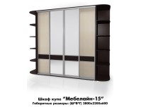 Мебелайн 15 шкаф купе