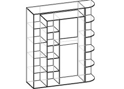 "Мебелайн 16" шкаф купе 44 800 Р. в Вира Мебель "Мебелайн 16" шкаф купе