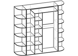 "Мебелайн 17" шкаф купе 49 800 Р. в Вира Мебель "Мебелайн 17" шкаф купе