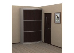 "Радуга" выпуклый радиусный шкаф купе (450)