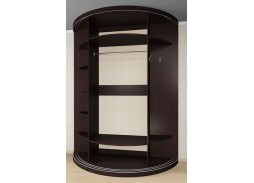 "Мебелайн 11" радиусный шкаф купе 51 100 Р. в Вира Мебель "Мебелайн 11" радиусный шкаф купе