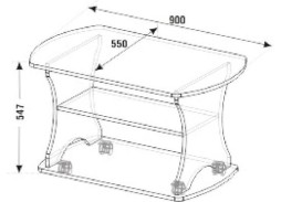 "Смоленск СЖ-07" журнальный столик