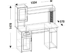 "Смоленск СК-13" стол компьютерный