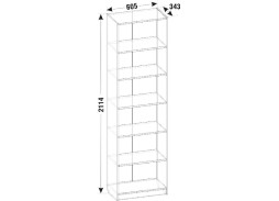 "Смоленск ШК-01" стеллаж открытый