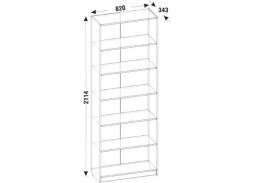 "Смоленск ШК-02" стеллаж открытый