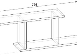 "Смоленск П-01" полка настенная