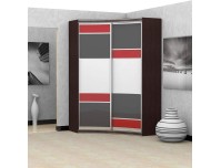 Радион (вариант дверей №5) радиусный шкаф купе