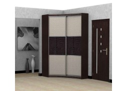 "Прадо" асиметричный радиусный шкаф купе