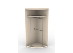  "Ромео" радиусный шкаф купе (корпус венге)