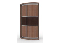  "Ромео" радиусный шкаф купе (корпус венге)