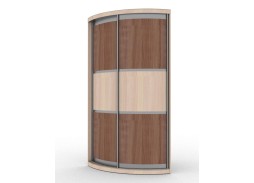  "Ромео" радиусный шкаф купе (корпус венге)