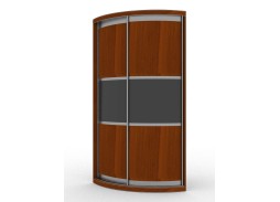 "Ромео" радиусный шкаф купе (корпус венге)