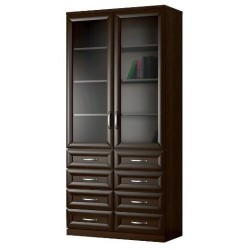 книжный 2-х створчатый стеллаж Библиограф №6