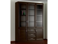 книжный 3-х створчатый стеллаж Библиограф №6