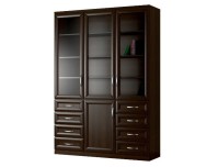 книжный 3-х створчатый стеллаж Библиограф №9