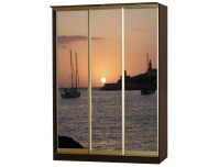 Легенда 9 шкаф купе с фотопечатью 3-х дверный